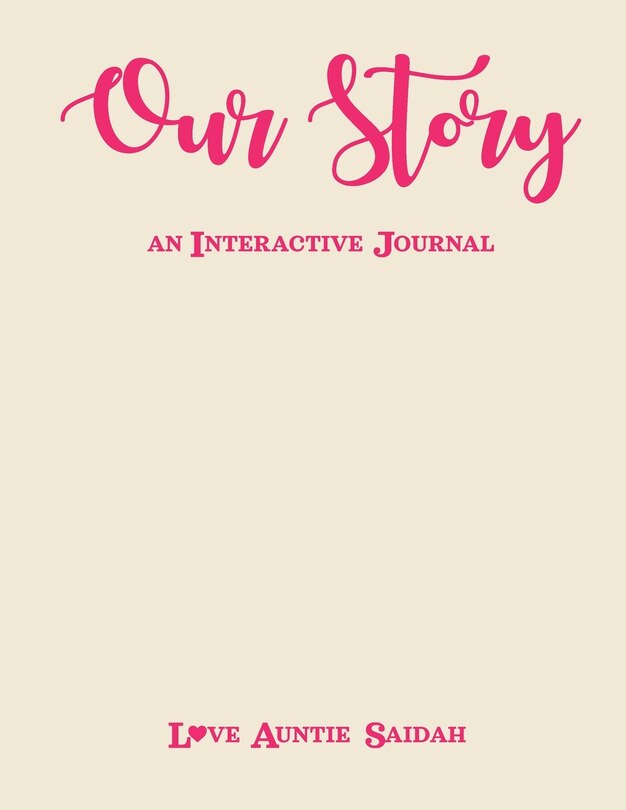 Front cover_Our Story