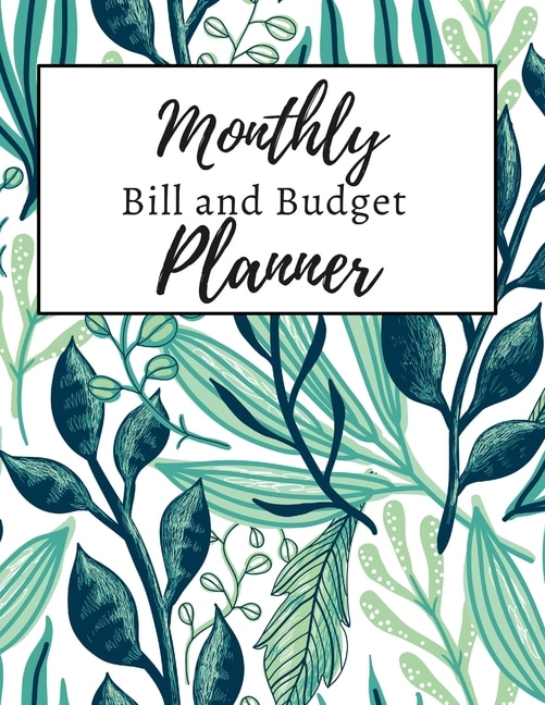 Front cover_Monthly Bill and Budget Planner