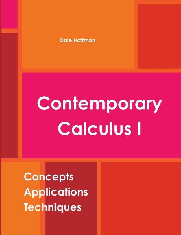 Front cover_Contemporary Calculus I
