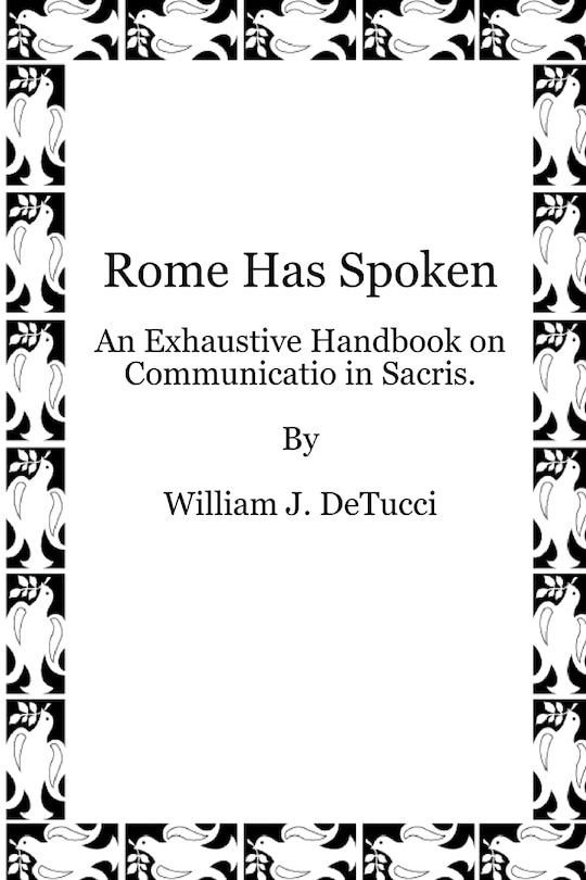 Front cover_Rome Has Spoken