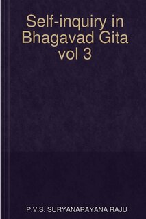 Front cover_Self-inquiry in Bhagavad Gita vol 3