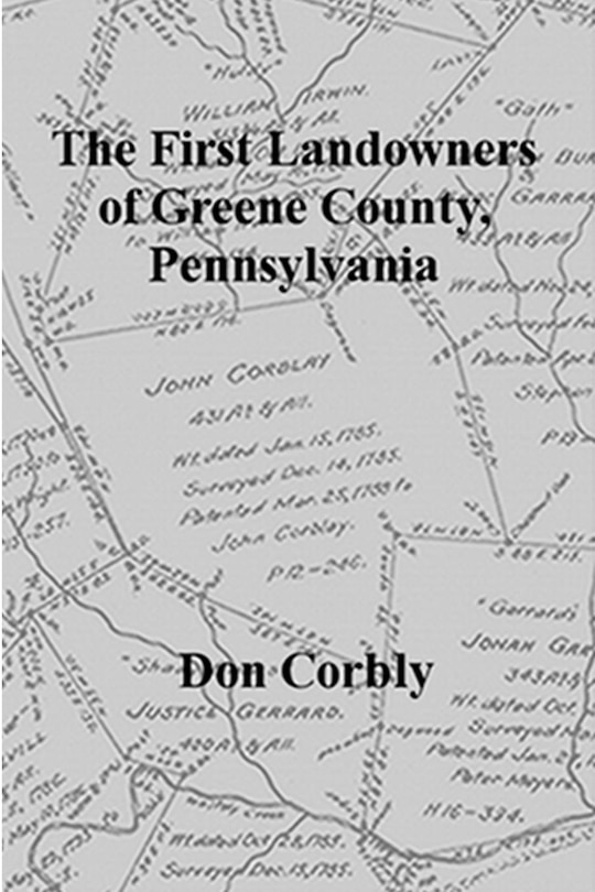 Couverture_The First Landowners of Greene County, Pennsylvania