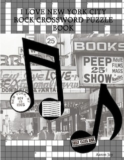 Front cover_I Love New York City Rock Crossword Puzzle Book