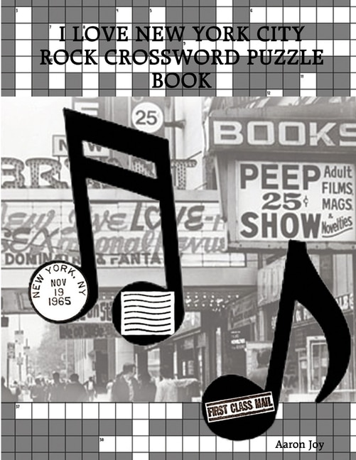 Front cover_I Love New York City Rock Crossword Puzzle Book