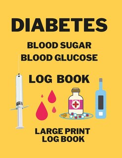 Couverture_Diabetes Blood Sugar Blood Glucose Log Book