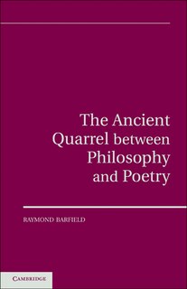 Front cover_The Ancient Quarrel Between Philosophy and Poetry