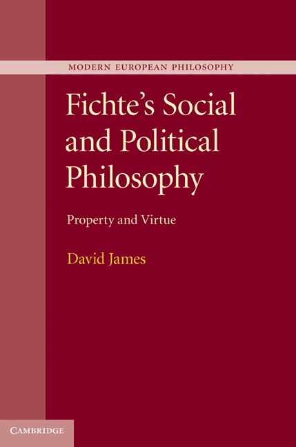 Front cover_Fichte's Social And Political Philosophy
