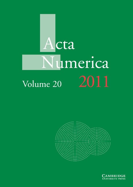 Front cover_Acta Numerica 2011: Volume 20