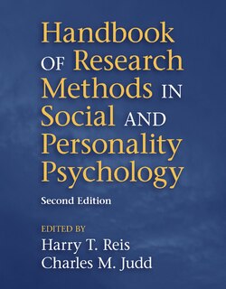 Front cover_Handbook Of Research Methods In Social And Personality Psychology