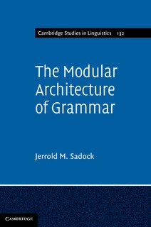 Couverture_The Modular Architecture of Grammar