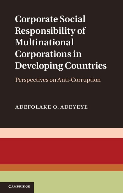 Front cover_Corporate Social Responsibility of Multinational Corporations in Developing Countries