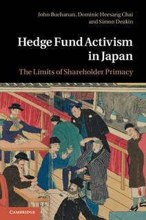 Front cover_Hedge Fund Activism in Japan