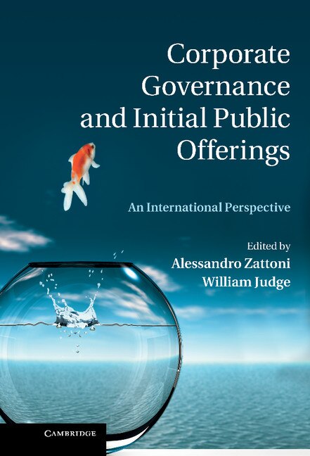 Couverture_Corporate Governance and Initial Public Offerings