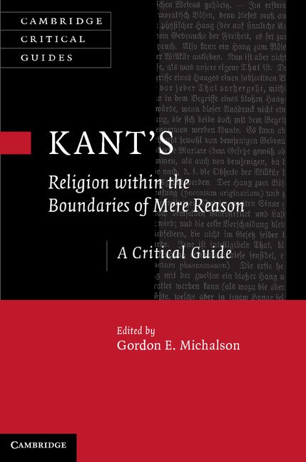 Couverture_Kant’s Religion within the Boundaries of Mere Reason