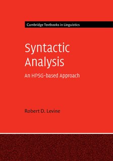 Front cover_Syntactic Analysis