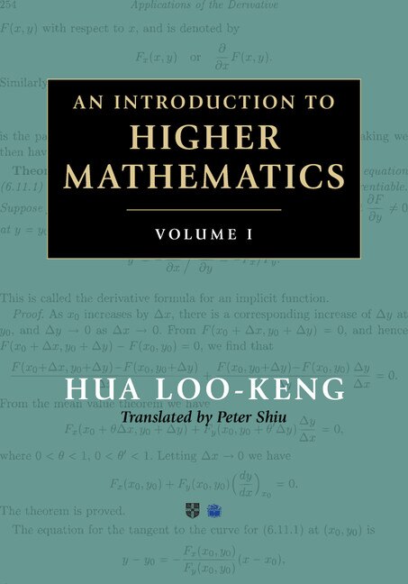 Front cover_An Introduction to Higher Mathematics 2 Volume Set