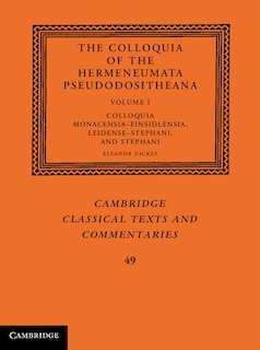 Front cover_The Colloquia Of The Hermeneumata Pseudodositheana