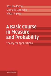 Front cover_A Basic Course In Measure And Probability