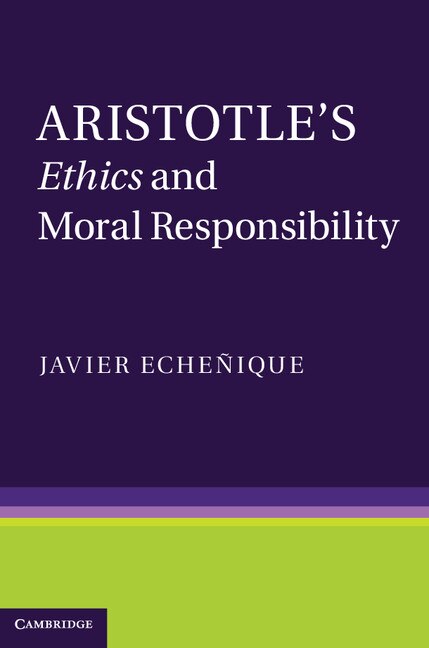 Couverture_Aristotle's Ethics And Moral Responsibility