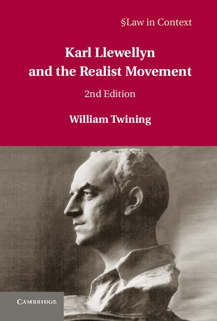 Couverture_Karl Llewellyn and the Realist Movement