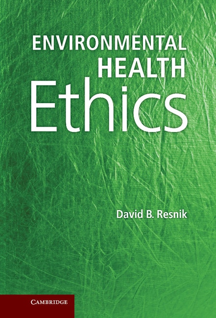 Front cover_Environmental Health Ethics