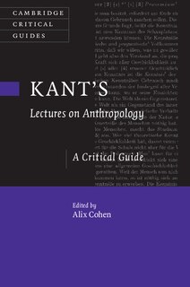 Couverture_Kant's Lectures On Anthropology
