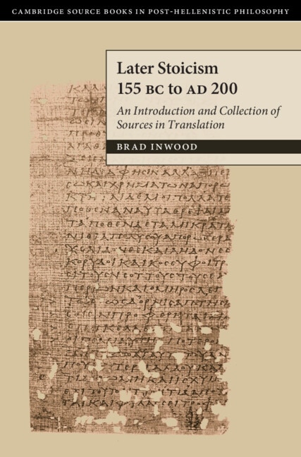 Couverture_Later Stoicism 155 Bc To Ad 200