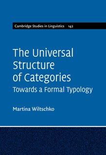 Front cover_The Universal Structure of Categories