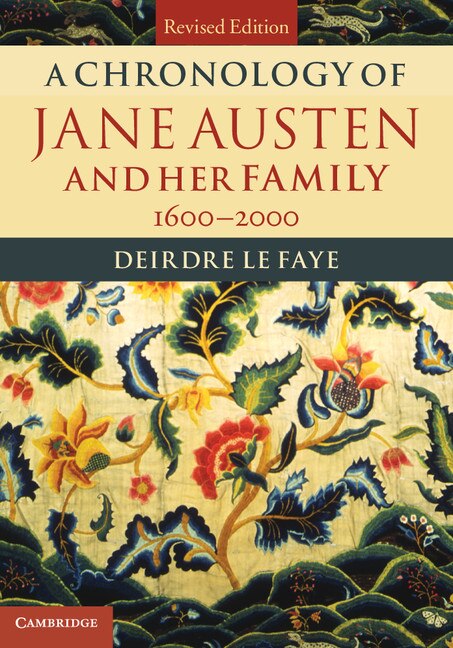 Front cover_A Chronology of Jane Austen and her Family
