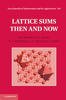 Front cover_Lattice Sums Then and Now