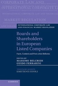 Couverture_Boards and Shareholders in European Listed Companies