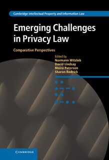 Front cover_Emerging Challenges In Privacy Law