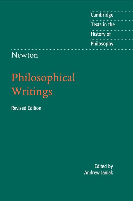 Front cover_Newton: Philosophical Writings