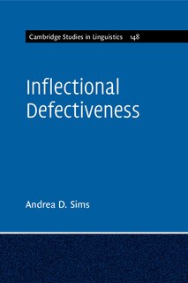 Front cover_Inflectional Defectiveness