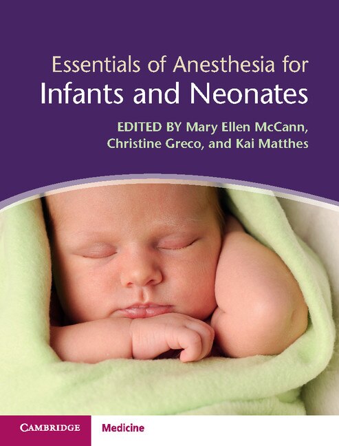 Couverture_Essentials Of Anesthesia For Infants And Neonates