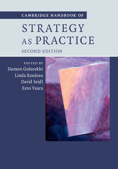 Couverture_Cambridge Handbook Of Strategy As Practice