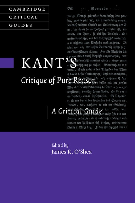 Couverture_Kant's Critique Of Pure Reason