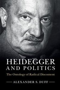 Front cover_Heidegger And Politics