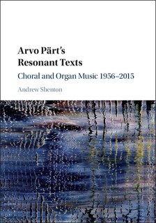 Couverture_Arvo Pärt's Resonant Texts