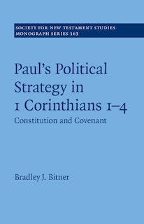 Couverture_Paul's Political Strategy in 1 Corinthians 1–4