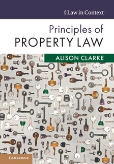 Front cover_Principles Of Property Law