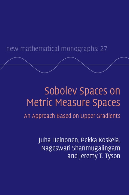 Front cover_Sobolev Spaces On Metric Measure Spaces