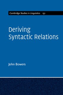 Front cover_Deriving Syntactic Relations