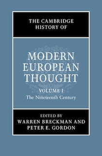 Front cover_The Cambridge History Of Modern European Thought: Volume 1, The Nineteenth Century