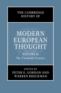 Front cover_The Cambridge History Of Modern European Thought: Volume 2, The Twentieth Century