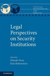 Front cover_Legal Perspectives On Security Institutions