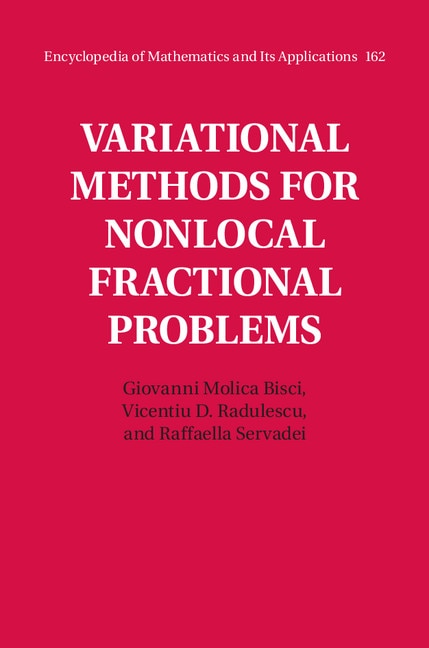 Front cover_Variational Methods For Nonlocal Fractional Problems