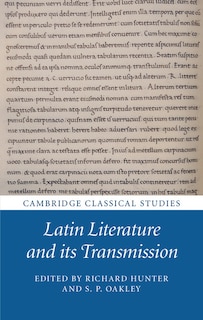 Front cover_Latin Literature And Its Transmission