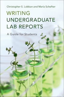 Couverture_Writing Undergraduate Lab Reports