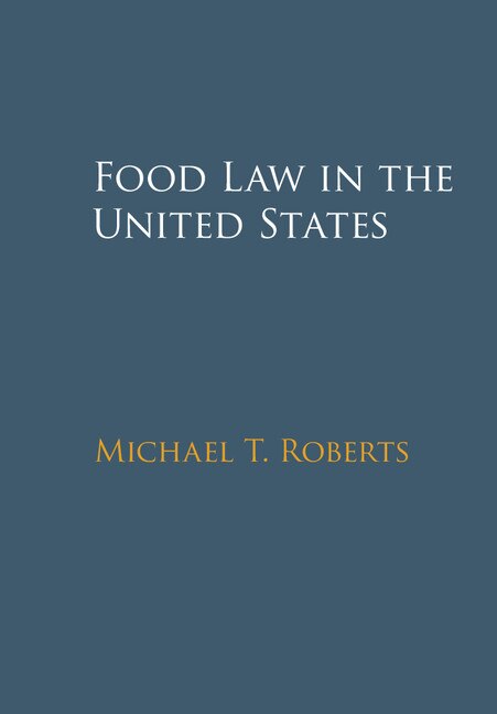 Couverture_Food Law In The United States
